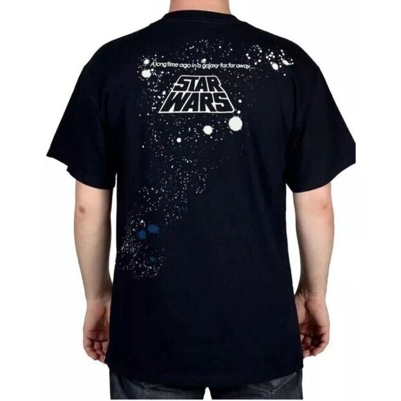 NEW Star Wars Men's War Of Wars T-Shirt Size 2X Navy Glows In The Dark - Picture 2 of 5